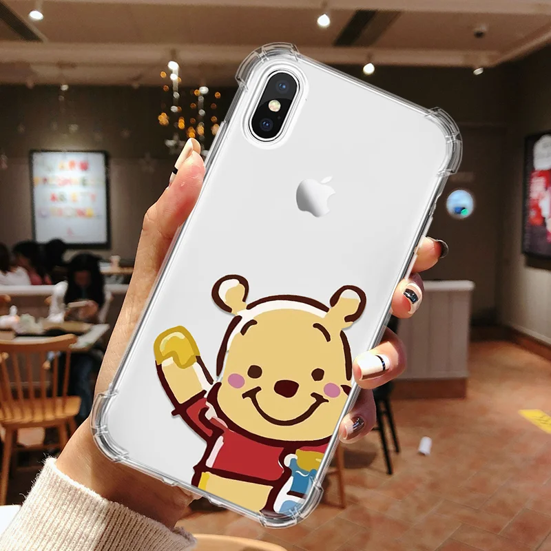 Противоударная подушка безопасности для чехол для телефона для iPhone 6 S 6 S Plus 7 8 Plus X XS XR 11 Pro Max 5 5S SE мягкий, симпатичный, из ТПУ чехол для Coque iPhone X чехол - Цвет: wnxfm