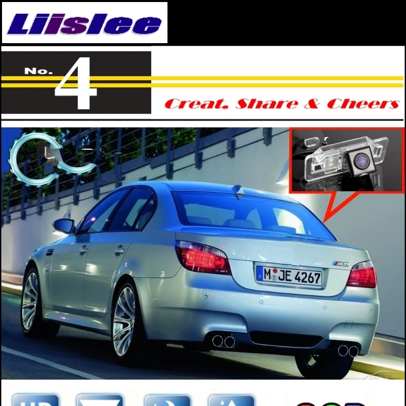 

Liislee Автомобильная камера для BMW 5 M5 E39 E60 E61 1995 ~ 2010 камера заднего вида для PAL NTSC для использования CCD с RCA