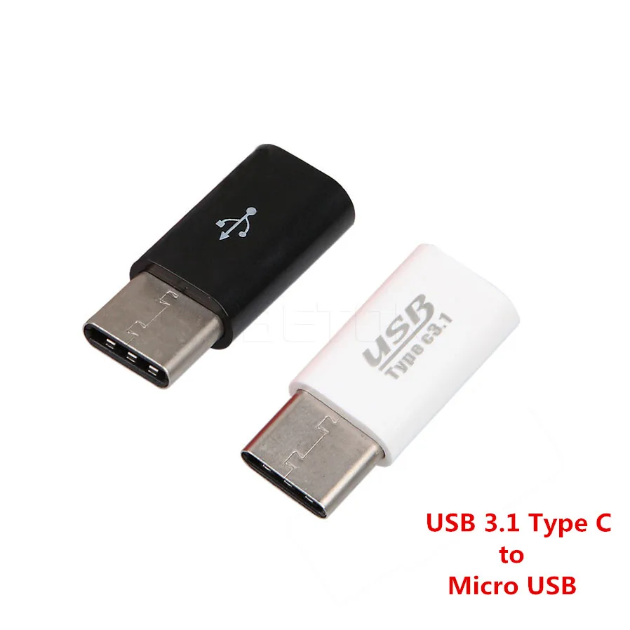 Переходник с USB 3 1 Type C папа на Micro мама коннектор для Macbook Samsung s8 Huawei p10 p9|Переходники