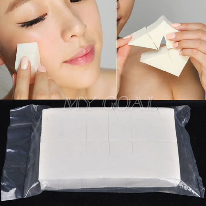 Не Латекс Витамин Е порошок 24 маленькая хлопковая Гидрофильная губка для макияжа