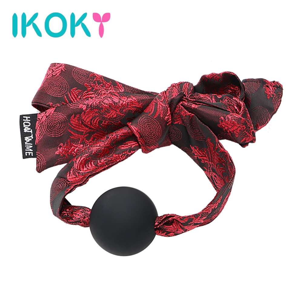 IKOKY оральный секс открытый рот шар SM бондаж игрушки для пар товары взрослых
