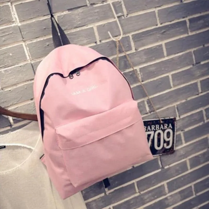 Новый холщовый рюкзак модный для девочек подростков Женский Лучший Школьный