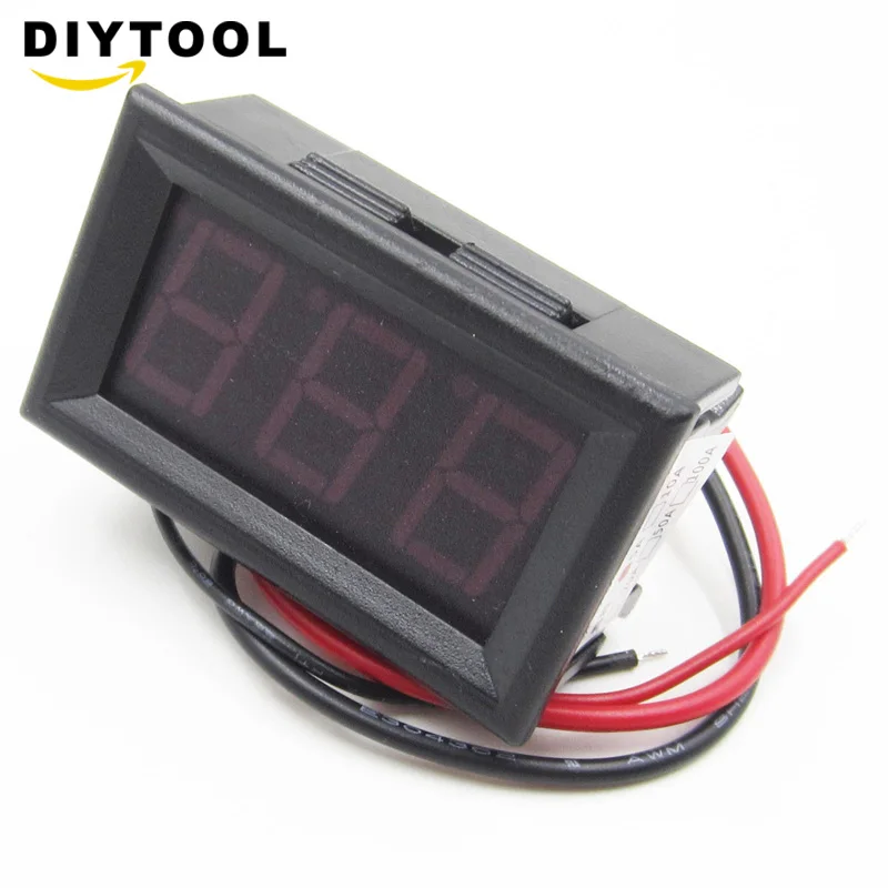Mini Digital Voltmeter DC 0 To 10A Panel Amp Volt Voltage Meter Tester With Red LED Display | Инструменты