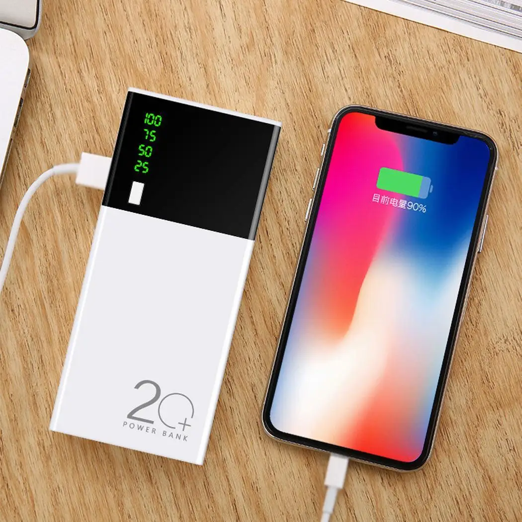 15000 мАч Dual USB power Bank Новый ЖК Внешний аккумулятор внешнее зарядочное устройство