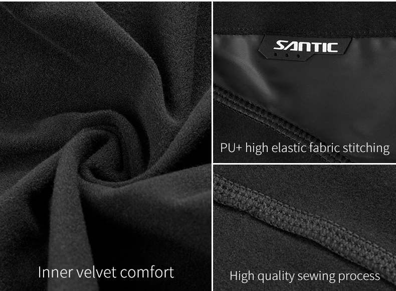 Зимние походные брюки SANTIC, теплые хлопковые спортивные штаны для пробежки, флисовые мужские спортивные ветрозащитные водонепроницаемые брюки с подкладкой