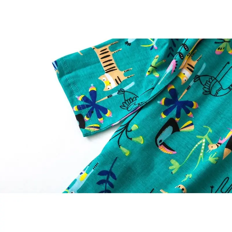 Женская хлопковая Ночнушка с длинным рукавом и круглым вырезом Повседневная