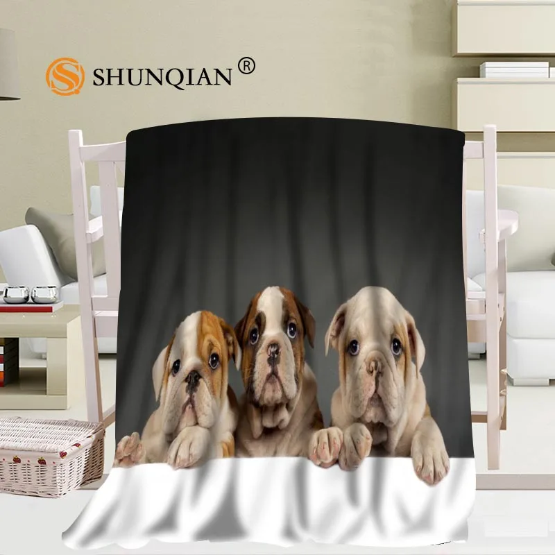 barato Nova Chegada Personalizado Cães Cobertor Sofá Novo Cobertor Portátil Macio Cobertor Cama Avião Viagem Adulto Casa Cobertor