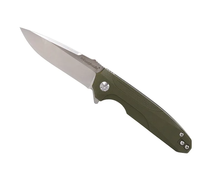 Armygreen-Handle Jonnyjamie подставка для ножей Presidio 1818 маленький EDC Складной нож Черный G10 шарикоподшипник D2 стальной Походный нож для выживания s инструменты - Цвет: Armygreen-Handle