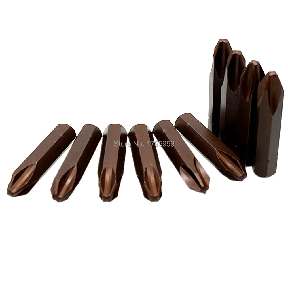 Ударная отвертка PH1 PH2 PH3 Набор насадок с шестигранным хвостовиком 40 мм и 8 из