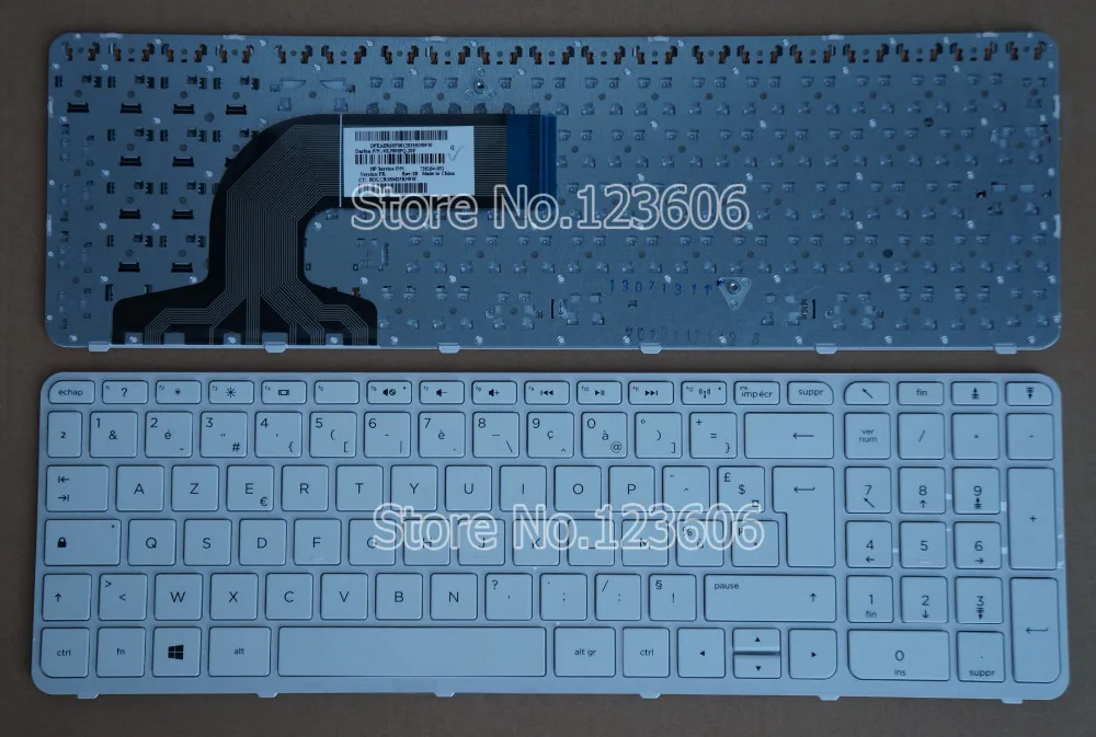 НОВАЯ Клавиатура Для HP Pavilion 15-n200sf 15-n202sf 15-n205sf 15-n206sf 15-n207sf Ноутбук Французский FR