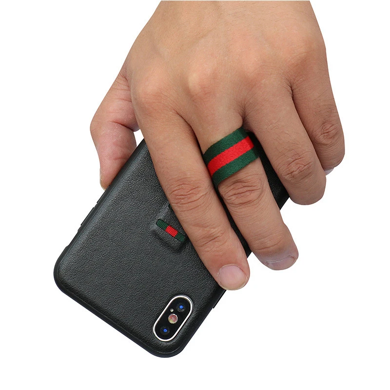 SPCASE палец кольцо кожа чехол для телефона Apple iPhone X 8 плюс 7 Plus S 6 противоударный
