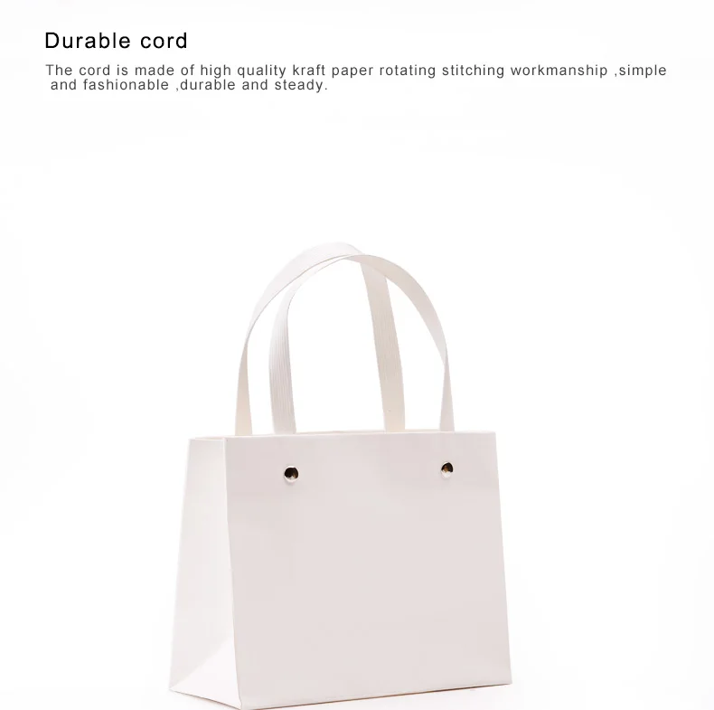 2018 Бесплатная доставка белая или коричневая бумага handband хранения мешок подарка