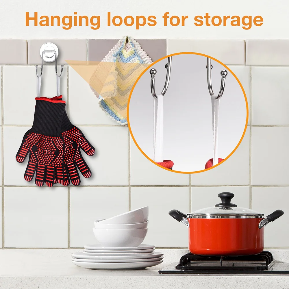 1 пара многофункциональных варежек перчатки для выпечки барбекю гриля