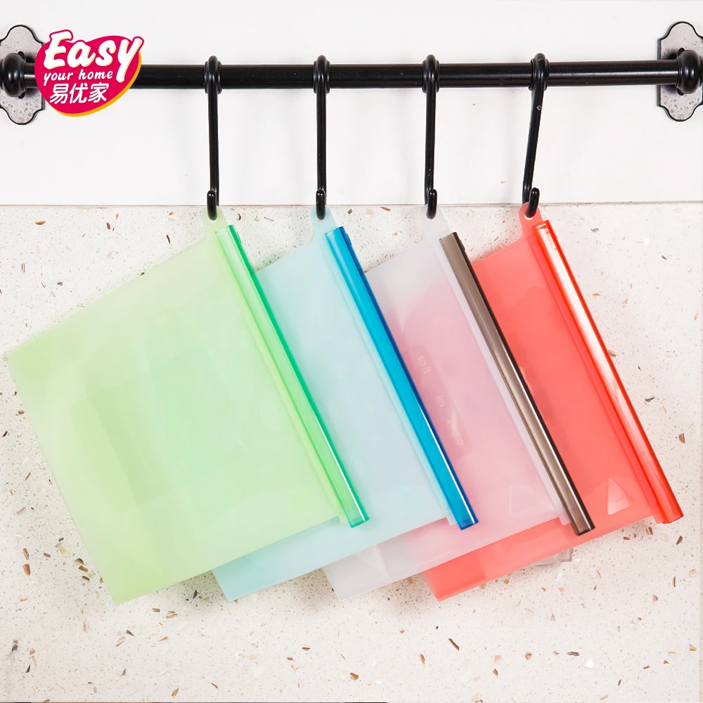 Шт. горячая Распродажа 4 шт. силиконовые пакеты для еды многоразовые хранения