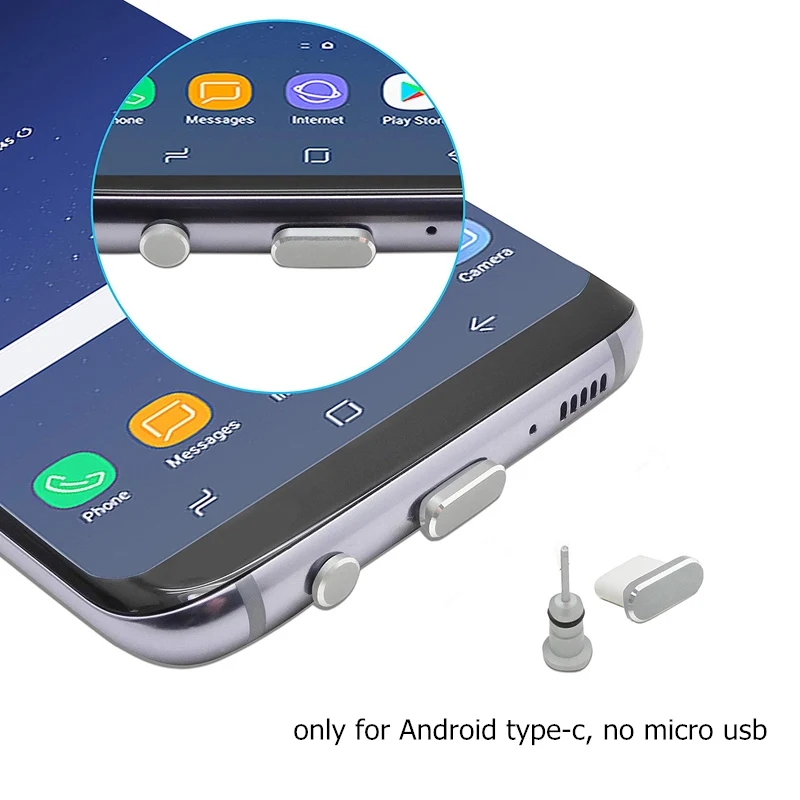 Пылезащитная заглушка типа C с USB портом и разъемом для наушников 3 5 мм штекер Huawei