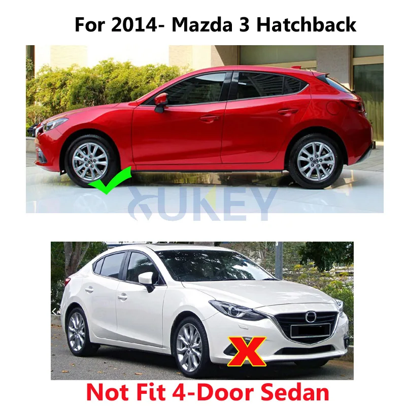 AX набор автомобиля Брызговики для Mazda 3 (BM) Axela Хэтчбек Брызговик Крыло брызговиков