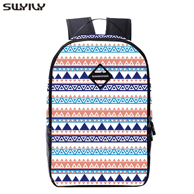 

SWYIVY Notebook Backpack Woman Canvas Backpacks For Teenage Student Schoolbag 2019 New Strip Fashion Bag Woman Backbag Shoulder