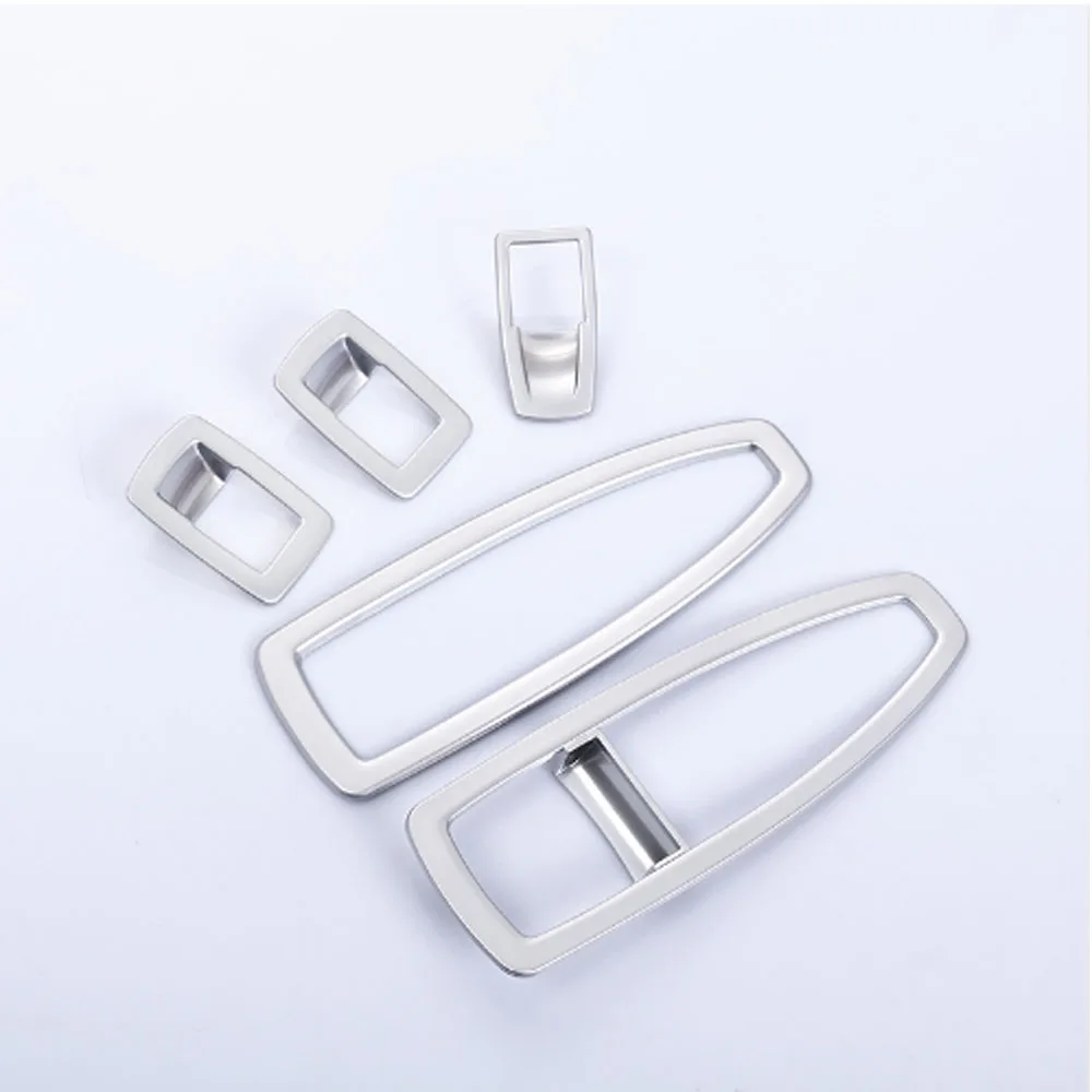 

ABS Chrome Door Window Lift Button Frame Cover Trim For BMW 3 Series F30 16-2017 Car Accessories 5pcs