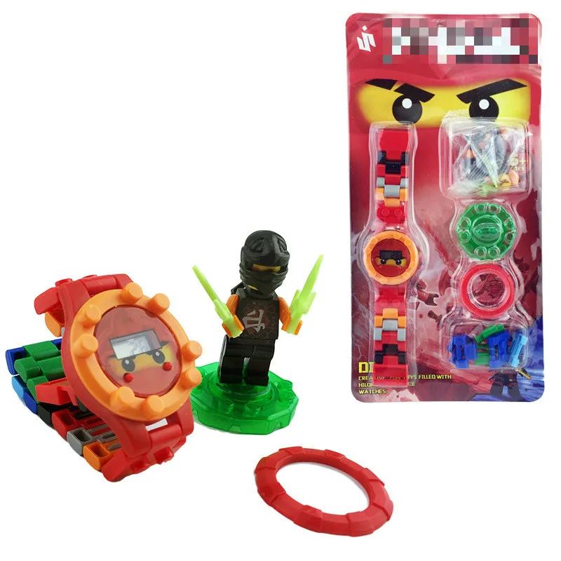 9 видов стилей ниндзя с Legoings супер герой часы Legoingly Ninjagoingly строительные блоки