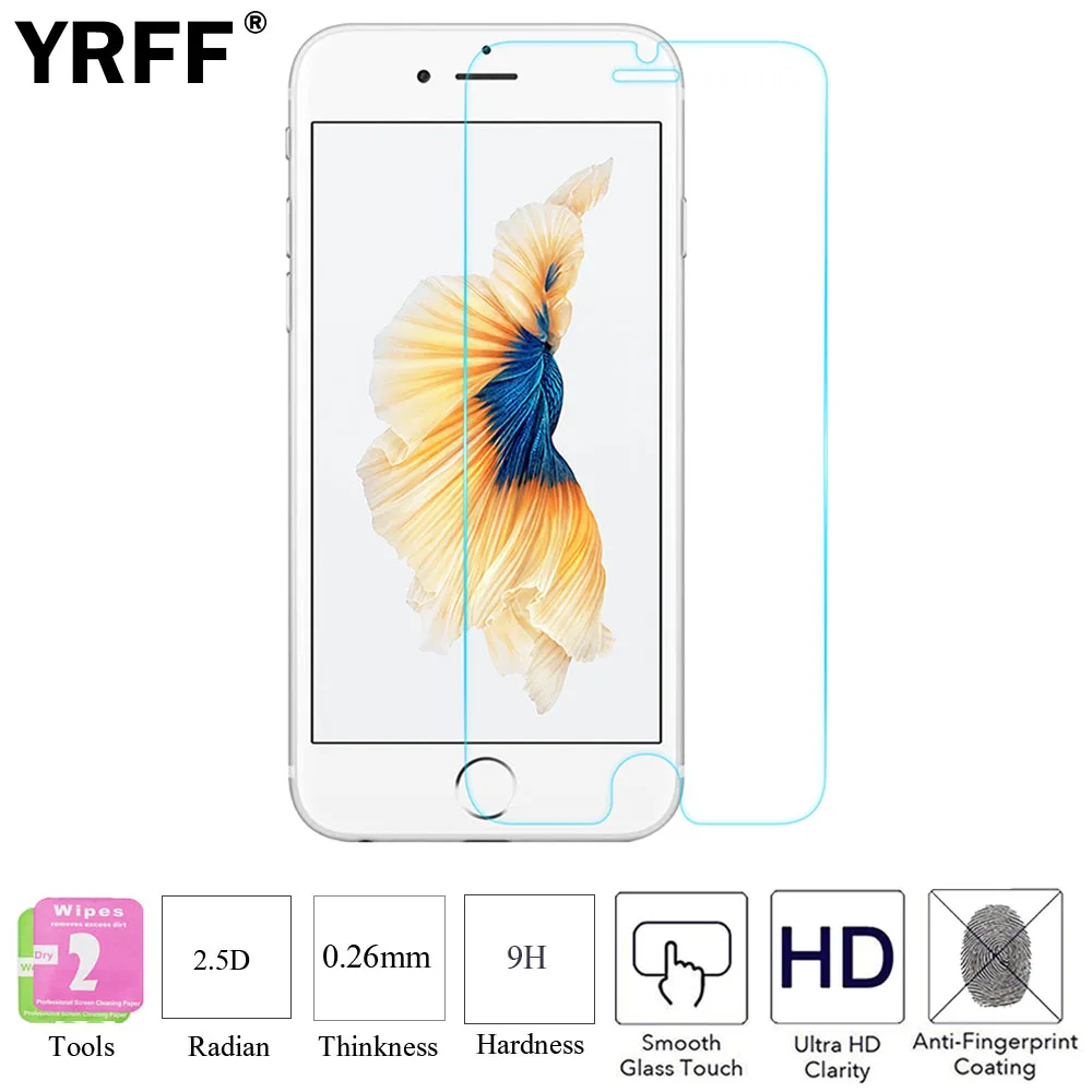 2 шт. 5 9h Премиум Закаленное стекло для Apple iPhone 6 6s Plus Iphone6 I6 защита экрана