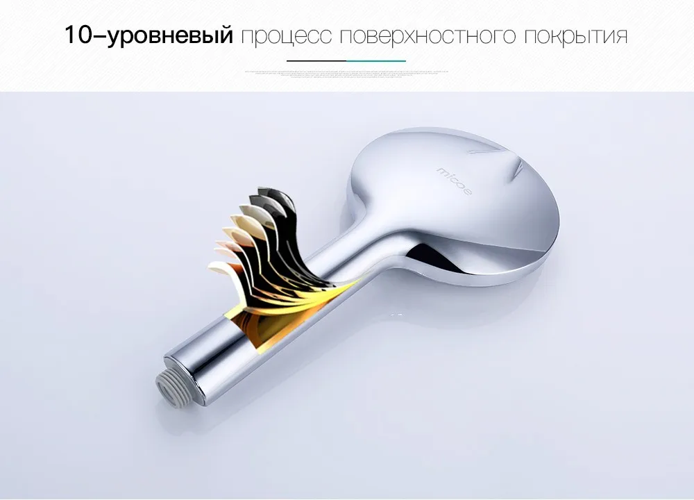 Micoe насадка для душа Ручной Дождь 6 функций АБС душевая Душевая насадка аксессуары для душа под давлением водосберегающий смеситель для душа
