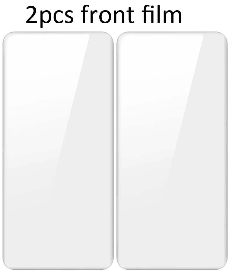 2pcs front film Imak Гидрогелевая пленка 3 III для lenovo Z5 Pro GT задняя Передняя Задняя Защитная Прозрачная Олеофобная пленка - Цвет: 2pcs front film