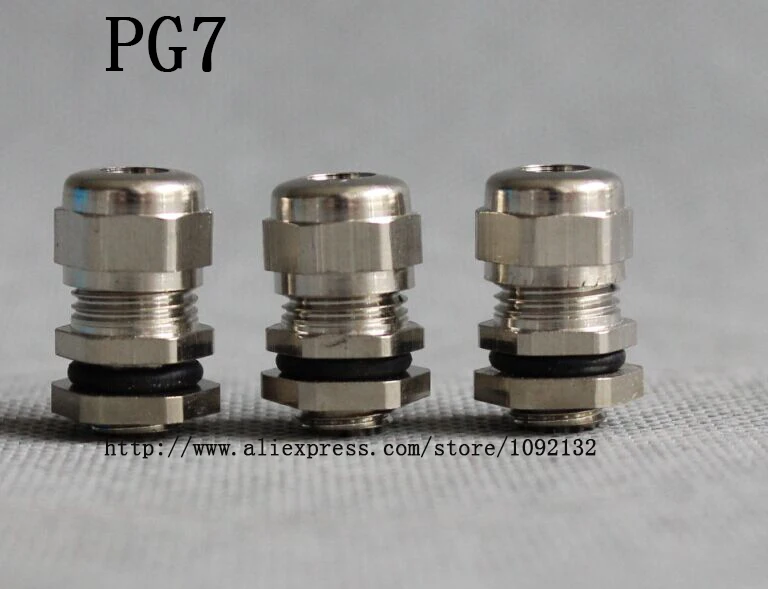 1 шт. PG7 никелевые латунные металлические силикагелевые Водонепроницаемые