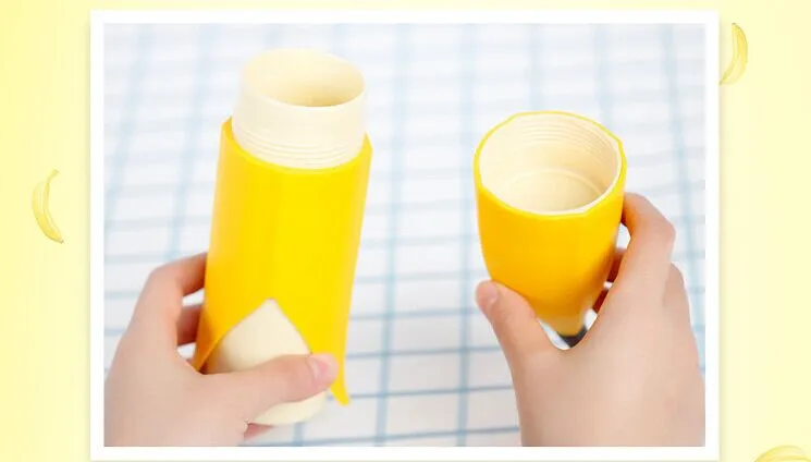 Креативная бутылка портативная пластиковая пробка для бутылок в виде банана