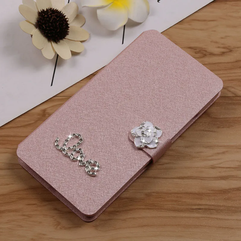 Pink Love C Чехол-бумажник с откидной крышкой для Motorola Moto Z Z2 Z3 Play, кожаный чехол с подставкой для Motorola Zplay XT1635 XT1710 5,5" - Цвет: Pink Love C