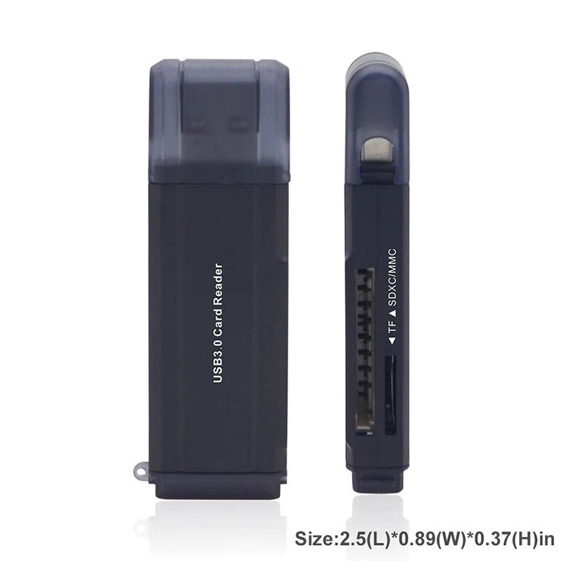 Larryjoe Высокоскоростной USB 3 0 кардридер памяти Комплект для SD/MicroSD/TF Транс Флэшка