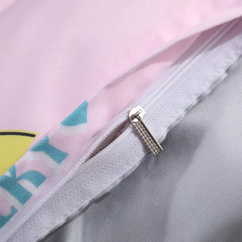 Розовый рисунок из мультфильма для маленькой девочки комплекты постельного