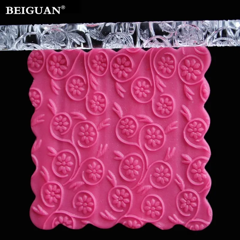 Рельефная скалка для выпечки цветов помадки|sugar flowers decorations|cookie rollerbaking decoration |