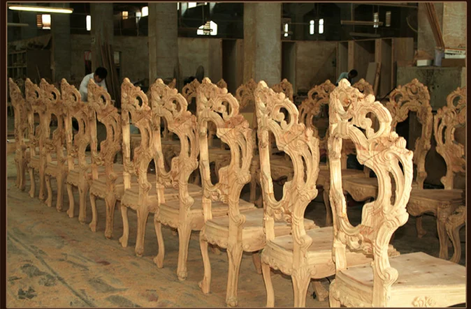 Мебель для спальни в средиземноморском стиле роскошная кровать с резной золотой