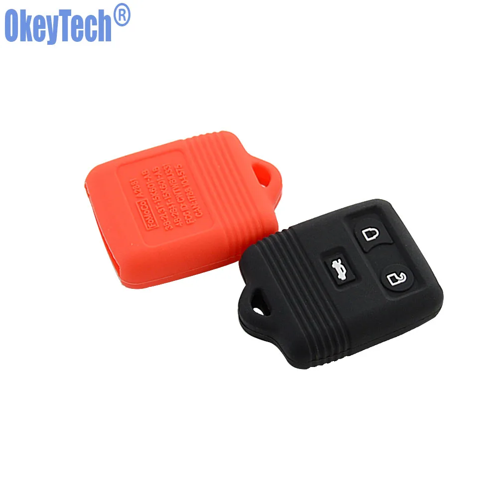 Силиконовый чехол OkeyTech для ключа Ford Transit MK6 Connect 2000 2006 установка автомобильного 3