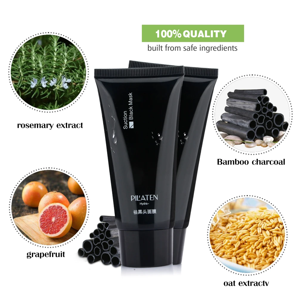 1 шт. пилатен уход за кожей лица всасывающая черная маска для средство удаления