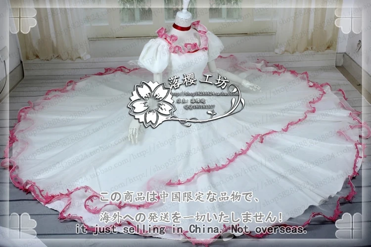 Kinomoto Sakura Card Captor карнавальный костюм CCS cos платье для Хэллоуина танцевальные