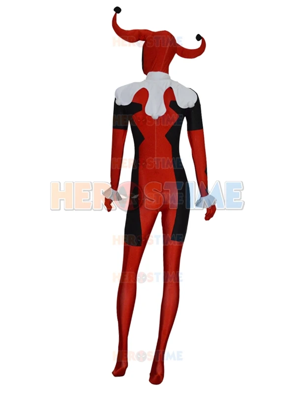 Дэдпул Харли Квин на заказ лайкра спандекс супергерой zentai костюм|spandex fabric|costume