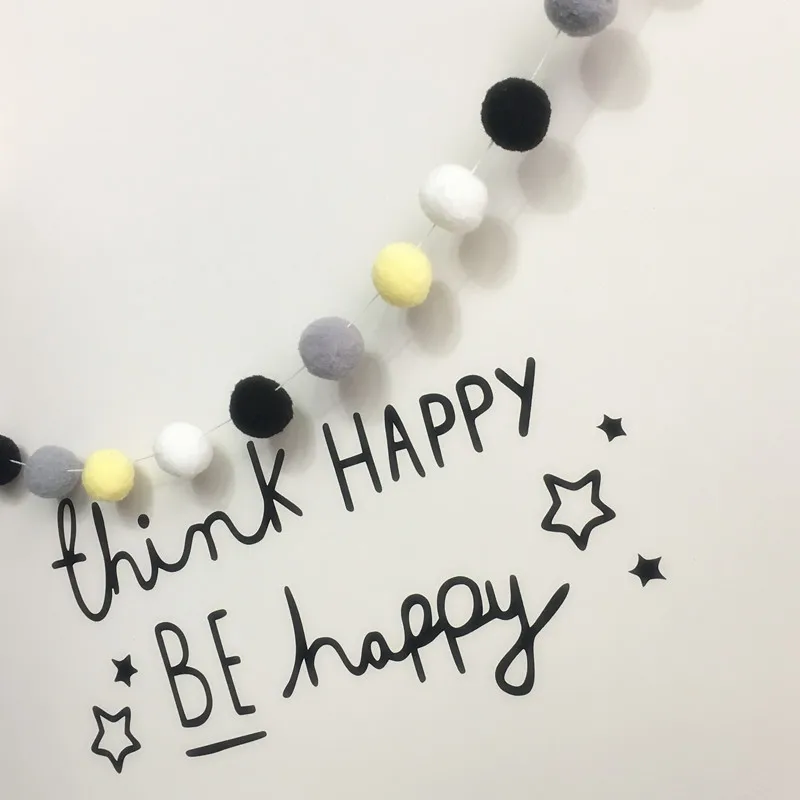 

30Pc INS Handmade Hairball Balls String Kids Room Crib Netting Decoration Tent Decoration Photography Props For Birthday Gifts