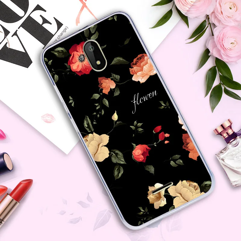 Чехол Для Micromax Bolt Supreme 6 Q409 задняя крышка с милым принтом фламинго цветочными
