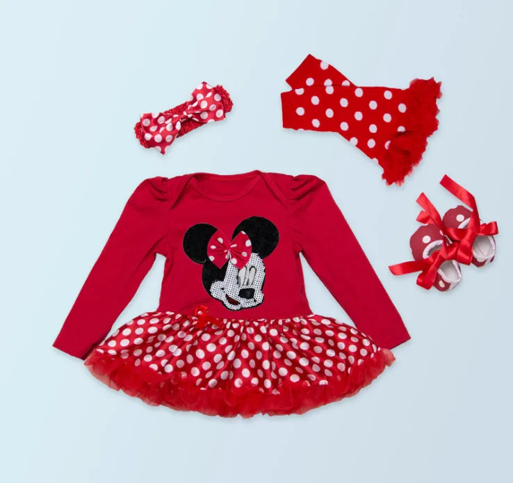 Комплекты одежды для косплея рождественской вечеринки Комбинезоны маленьких