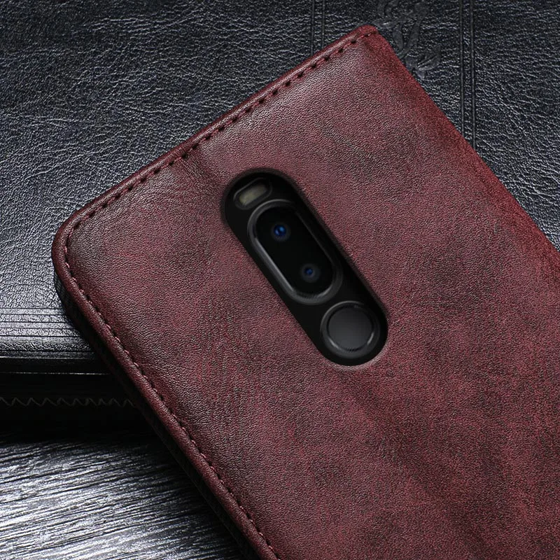 Case For Meizu Note 8 Cover Hight Quality Retro Flip Leather M822Q Business Phone | Мобильные телефоны и аксессуары