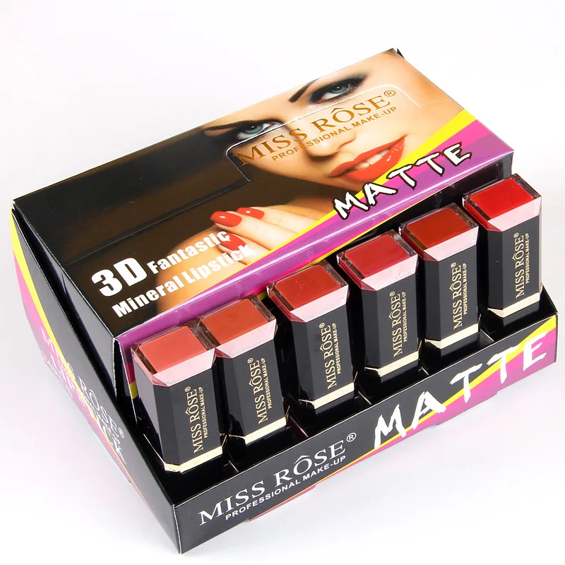 MISS ROSE брендовая матовая губная помада водонепроницаемый макияж пигментная
