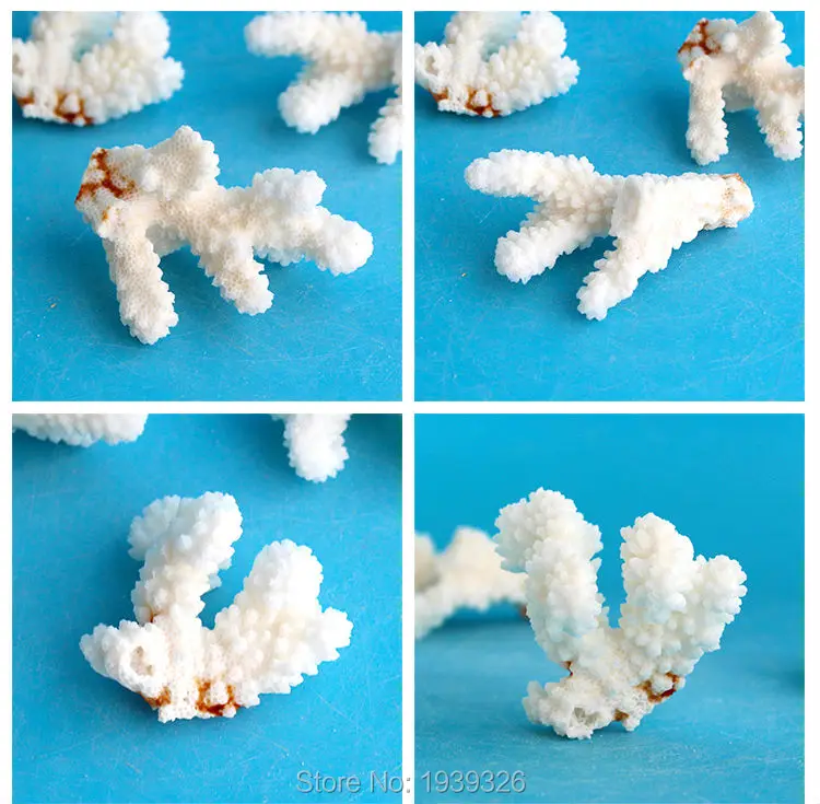 Натуральные белые коралловые рифы водные питомцы украшения для пруда декорация