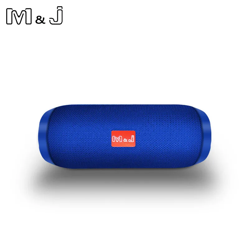 Blue M& J портативный мини открытый Bluetooth динамик Колонка Вибрационный беспроводной громкий динамик высокой мощности водонепроницаемый динамик s с радио Fm - Цвет: Blue