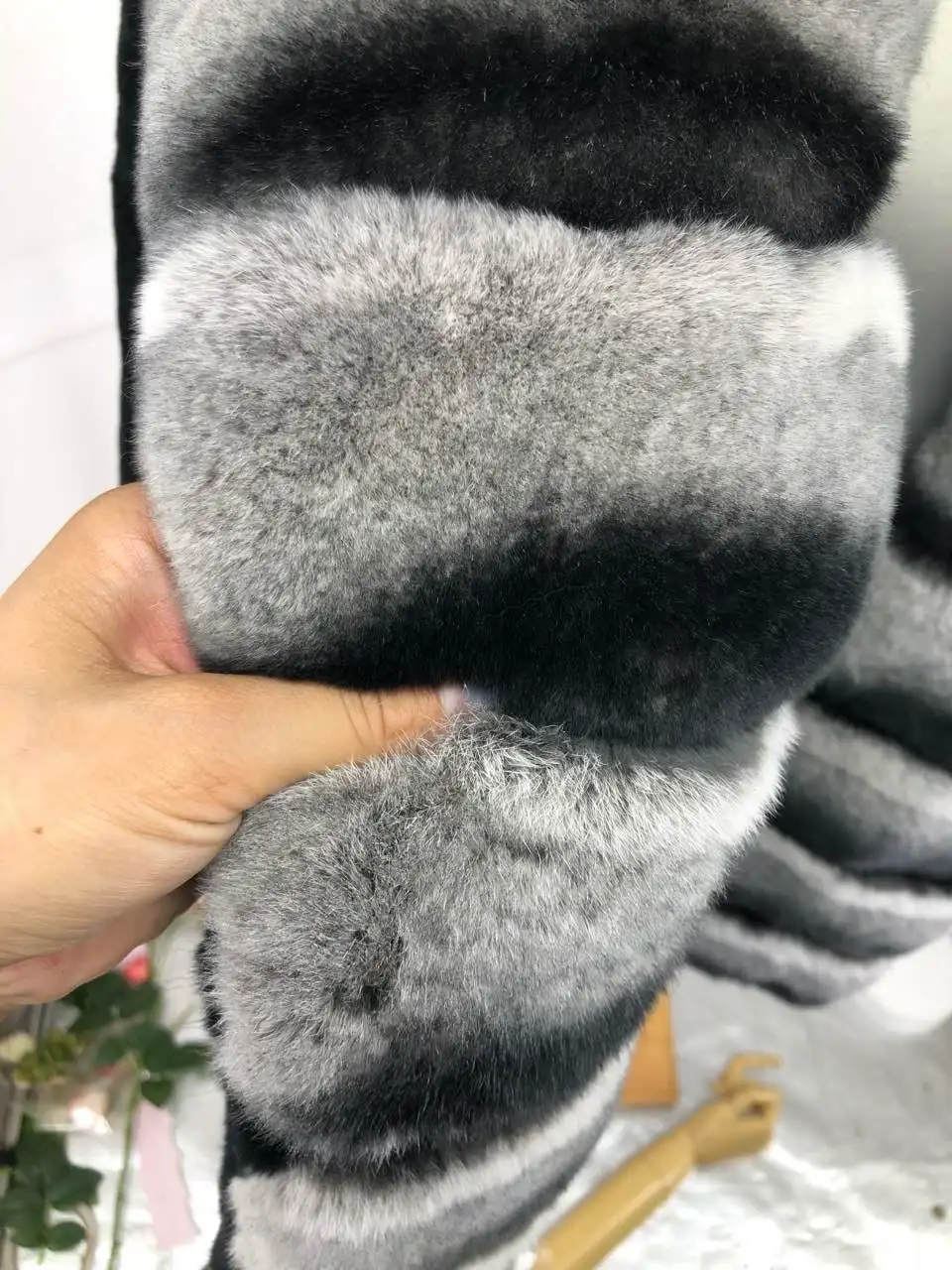 FURSARCAR Новая Роскошная Шуба из кролика Рекс с меховым капюшоном модная 130 см длинная теплая зимняя куртка из меха кролика рекс для женщин