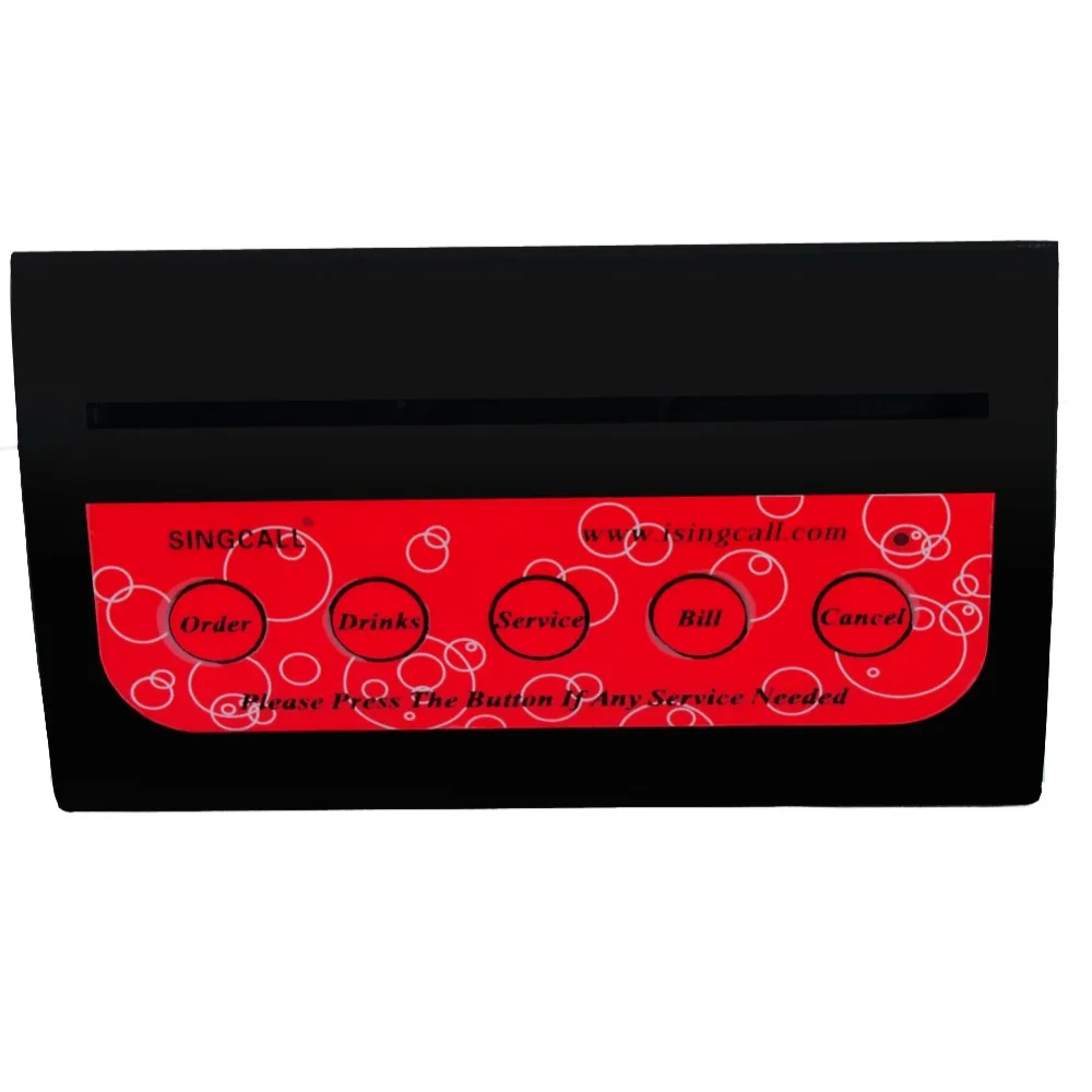 Беспроводная система звонков SINGCALL многофункциональные клавиши с 5 опциями и