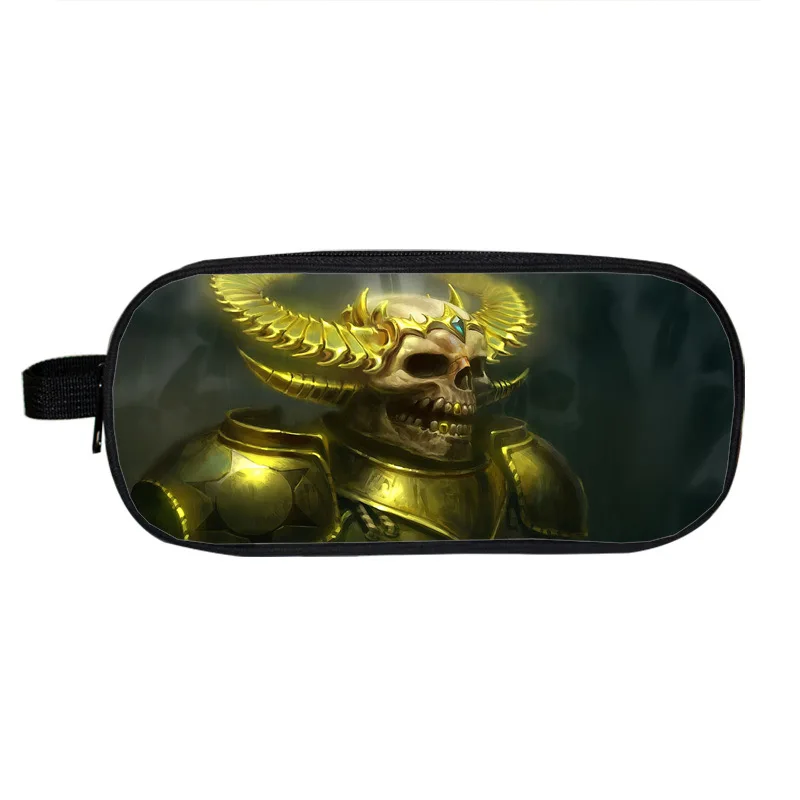 Рюкзак Rock Cold Skull, школьная сумка в стиле аниме, Мультяшные рюкзаки, Детская мода, рюкзак для ноутбука, рюкзак для путешествий для мальчиков-подростков - Цвет: Pencil Holder 10