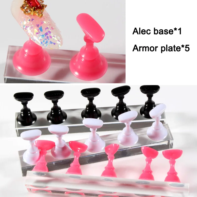 

Nail Tips Practice Stand Set Magnetic Stuck Holder Nails Art Display Tool 88