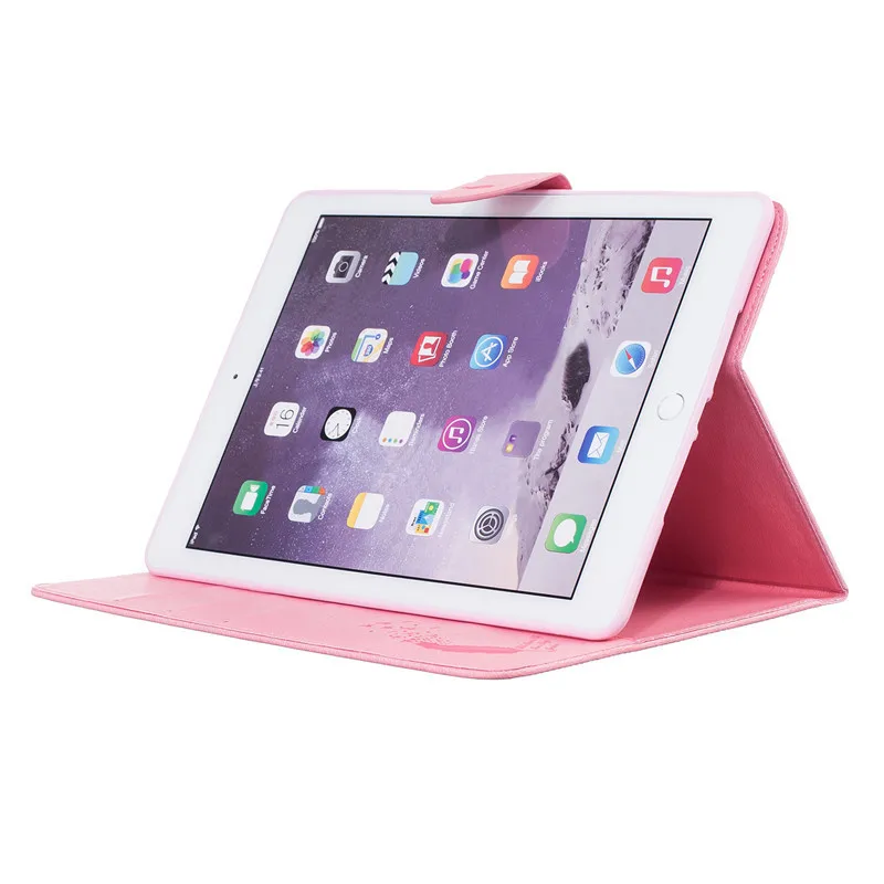 Роскошные модные из искусственной кожи откидная крышка для Apple iPad Air 2 чехол Tablet кошелек Smart Cover для iPad Air2 Чехол для iPad Air 2