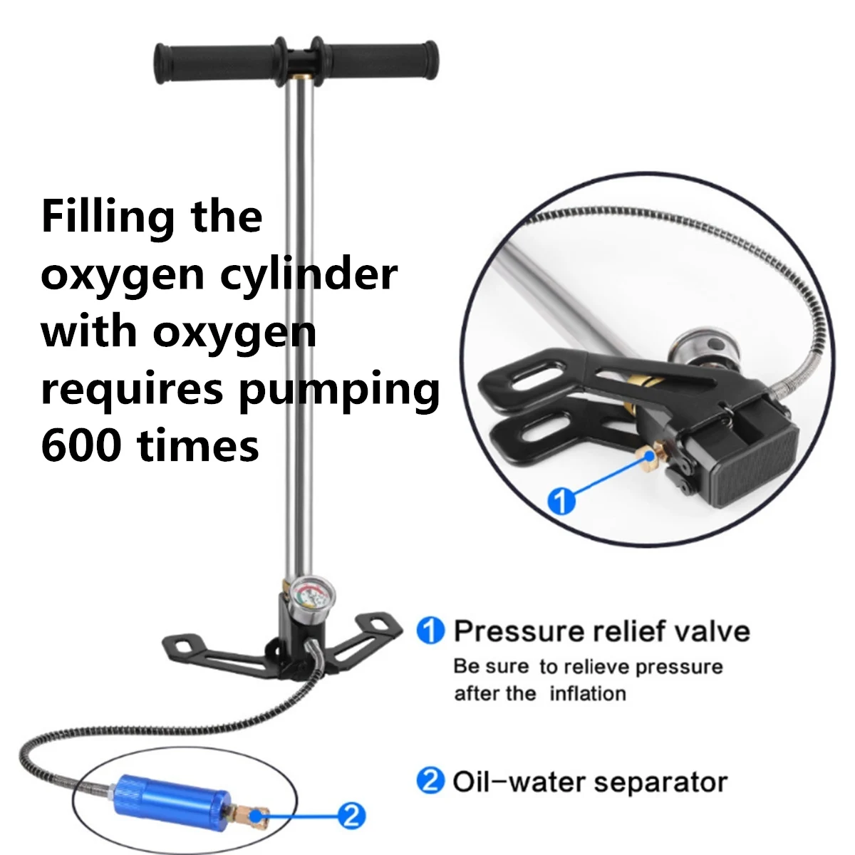 Мини кислородный баллон для подводного плавания Воздушные резервуары дайвинга